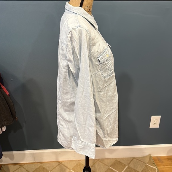 Talbots denim shirt size large women’s - Picture 4 of 7